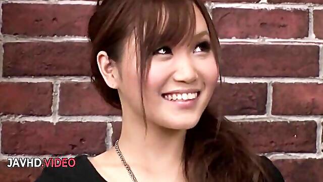 Amateur Miyu Shows Off Intense Blowjob Skills in a Japanese Threesome