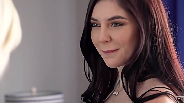 NubileFilms - Kiara Cole And Keira Croft Double Booked