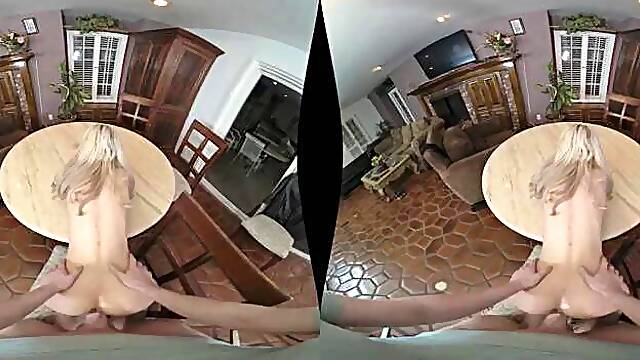 April Love new single: Blowjob, Doggy Blonde VR Porn