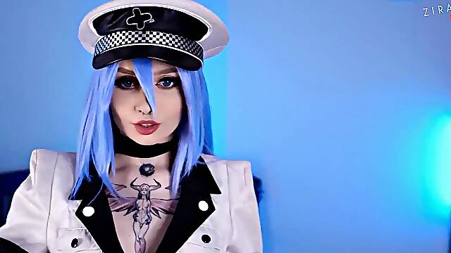 Big-Tits Anime Cosplay Zirael Rem Captured by Raging Horny Guy and Pounded Relentlessly in Her Dri