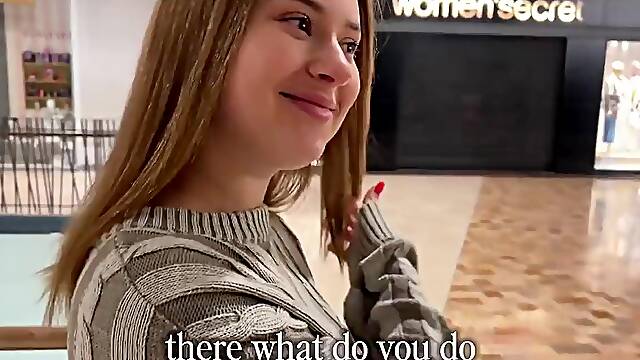 The First Meeting in the Cinema Led to Sex with a Blonde with a Big Ass and Inside