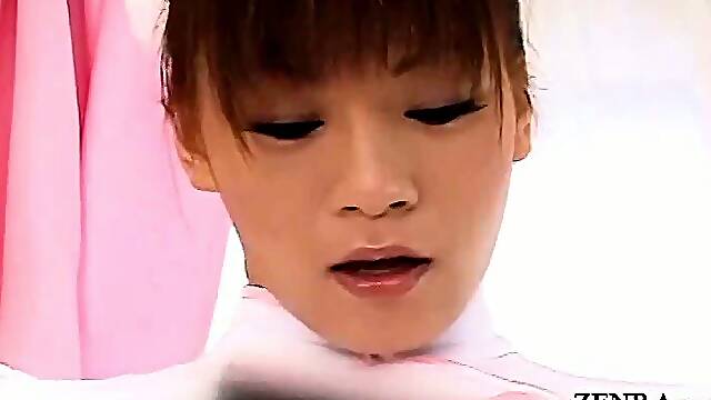 Subtitled Japanese lesbian nurse with admitted patient