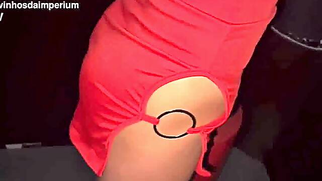 Wife at swinger club