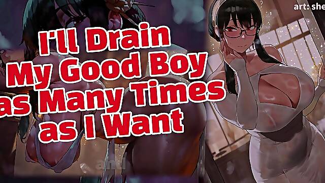 Feral Fdom Drains Your Balls Over and Over CUM IN HER BREED HER DO IT ASMR