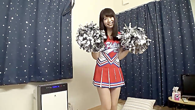 A Shy, Beautiful Cheerleader from Famous University makes AV Debut? 