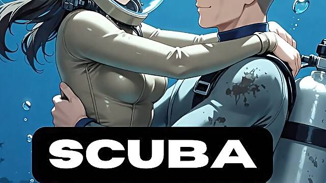 Scuba Breath Play: Underwater Mask Humiliation Dive
