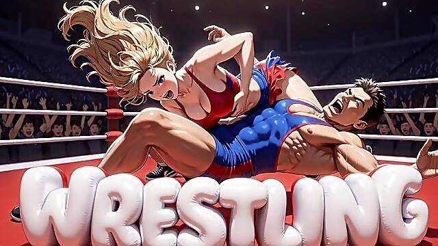 MIXED WRESTLING - Naked Mixed Wrestling Where I Easily Overpower and Pin You Down, Sit on Your Face Then Ride Your Cock While Keeping You Completely Pinned and Dominated (Erotic Audio)