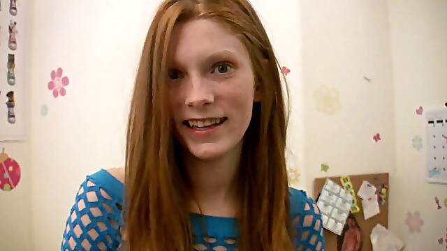 Amelia Rose undresses for the first time