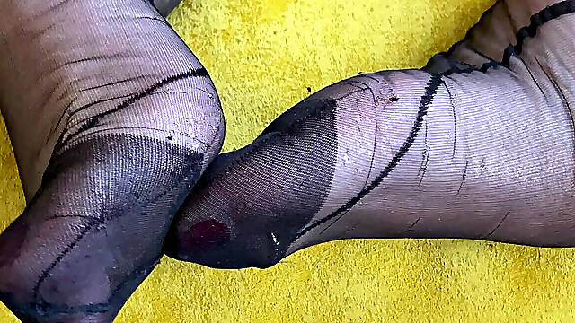 Aunty in Oc Girdle and Sheer Dress