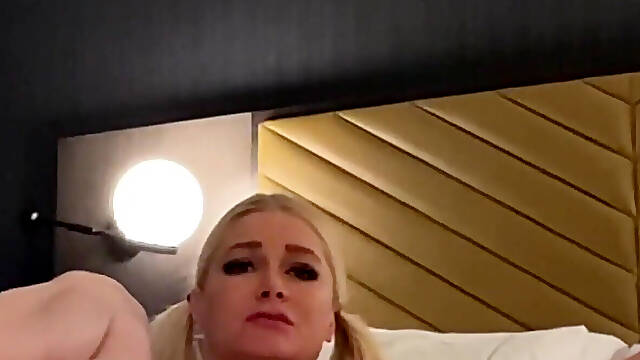 Blonde MILF with Pigtails Masturbates for You